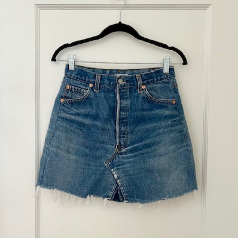 Levi's Re/Done Denim Skirt, Sz 26